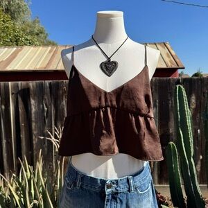 Wilfred peplum tank top